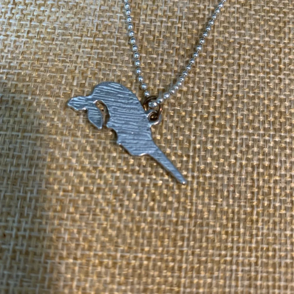 Enamel Narwhal Necklace